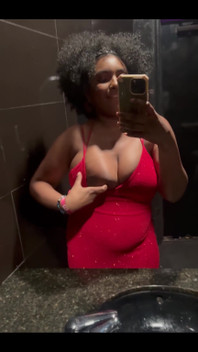 Prego Belly and Titties in the Bathroom