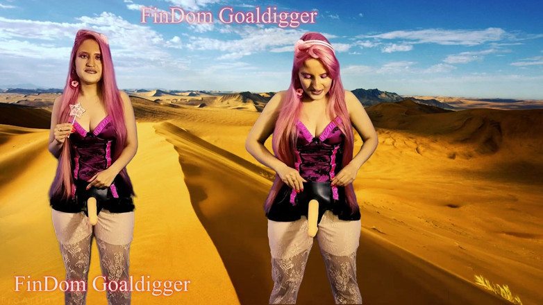 FinDom Goaldigger: Strap-on JOI