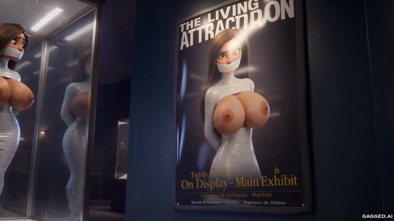 Gagged AI Cartoons: The Living Exhibit