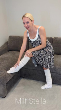 Doubled up Slouch Socks in a Dress
