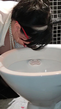 パパのトイレ舐め罰 屈辱