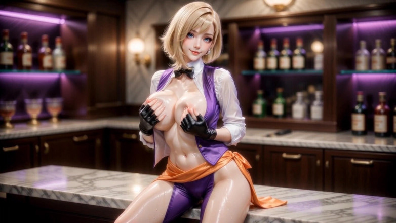Stories&Anime: King Kof người phục vụ gợi cảm solo móc cua âm...