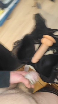 Solo Masturbation in Lingerie