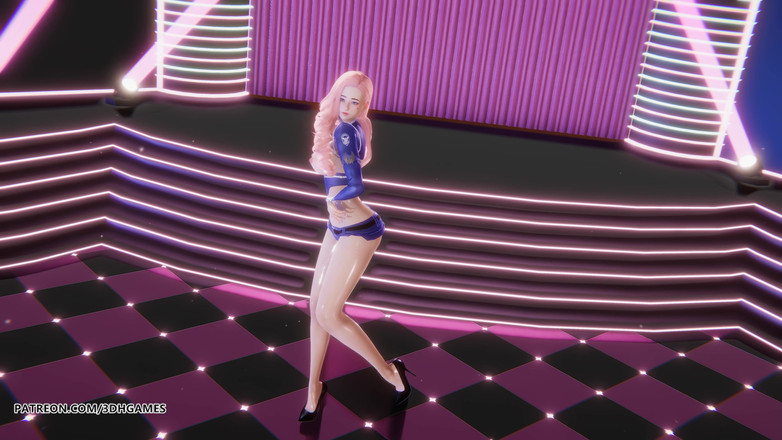 3D-Hentai Games: [mmd] Wonder Girls - vertel me Seraphine sexy striptease competitie van...