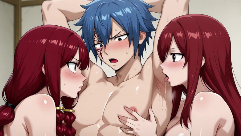 Prznai: Erza, irene, e Jellal (ffm) Ft