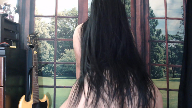 Abby Anna: Sexy muestra el coño volteo de pelo