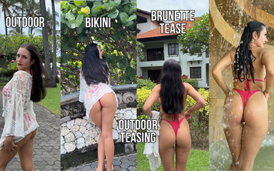 Princess Monica: Bikinili açık havada azdırma, şelalede ıslak vücut