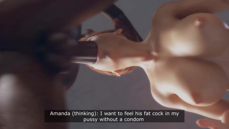 Sex anime taboo: Soția este futută în timp ce vorbește cu soțul ei la...