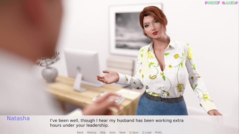 Porny Games: 대디메데스콤의 나타샤 음란한 마누라 - 무료 점심 식사 및 공개 BJ 8