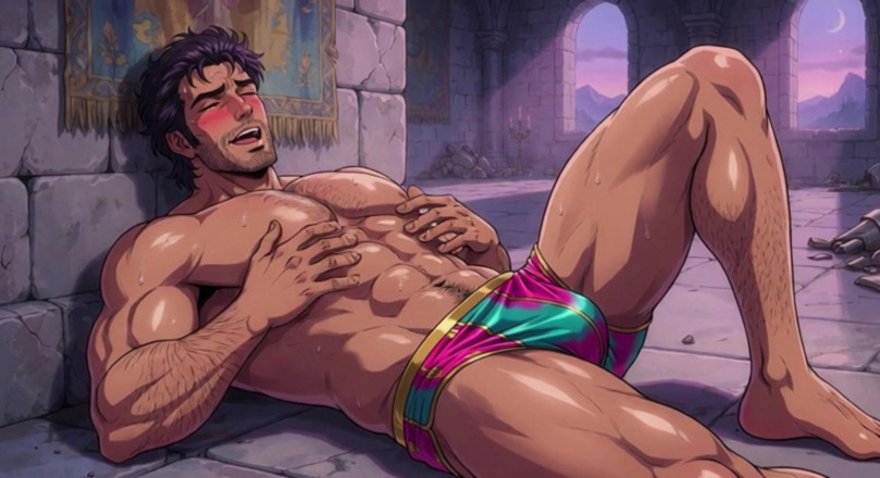 Erotic Man: Ai gespierde mannen kasteel verleiding