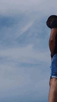 Amateur outdoor-bareback im wald