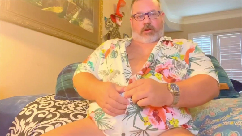 Hand-Free-Daddy-Chub: Big Bear dientot habis-habisan sama cowok besar