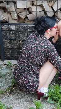 Vnadná Brunetka Dělá Crazy Rimming