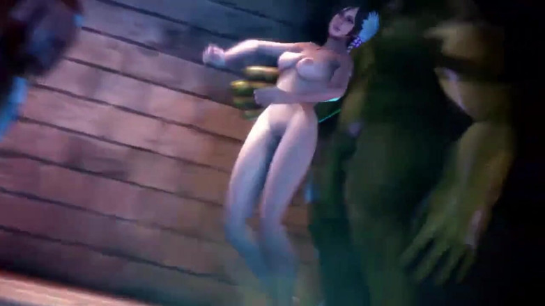 Velvixian 3D: Ada Wong se fait baiser par deux orcs