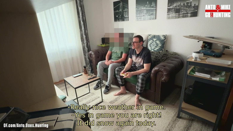 Anto goes hunting: Straight Curious Handyman Seduced by Gay and Gets Sucked on...