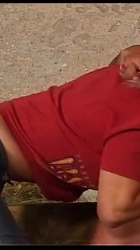 Vintage Blonde MILF Ravished in Barn and Outdoors