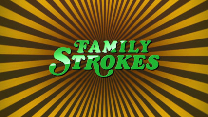 Family Strokes: Cute stepsis blows stepbrother on couch