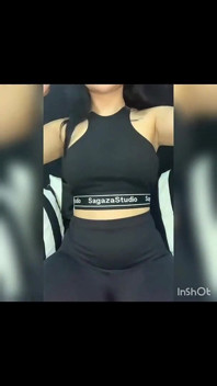Undressing in Leggings Masturbation at Work