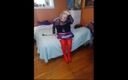BBW nurse Vicki adventures with friends: लाल जांघ के ऊँचे जूते वाली तस्वीरों में नर्स Vicki वीडियो में बदल गई