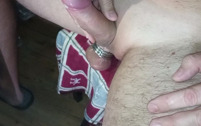 White Ukrainian Dick: Masturbare acasă de înaltă calitate cu inele de metalice!