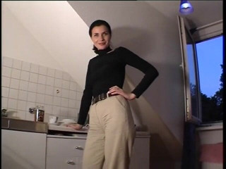 Horny Two really wet MILFs: Vintage brunette MILF toying her cunt