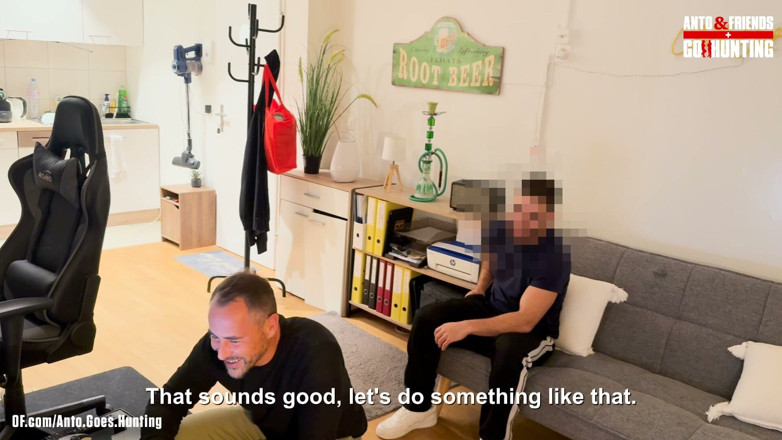 AntoGoesHunting: Straight Turkish Friend Cums in Married German Guys Mouth After...
