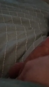 Lie Down on My Bed and Play with Cock