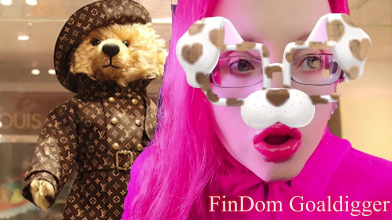 FinDom Goaldigger: Si banci jalang plush transformasi mainan