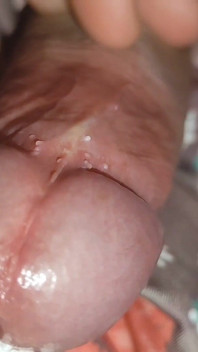 Dick Gets Hard When It Comes Out Through the Hole in the Shorts.