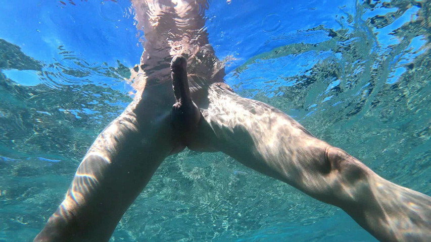 Boner in the Waves - Different Perspective! (Outdoor fun)