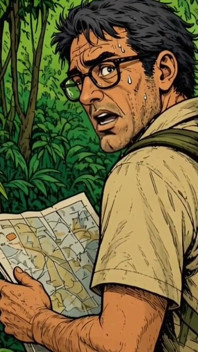 Jungle. Kocası ormanda iz ararken, zenci adam beyaz karısını sikiyor