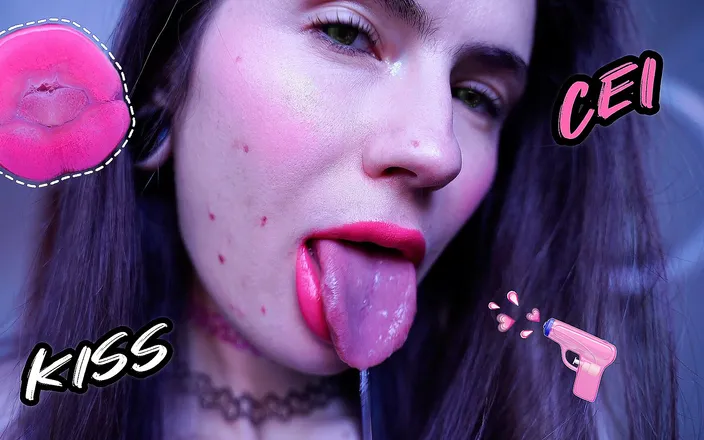 Rarible Diamond: CEI Pink Lipstick Kiss and Spit Fetish Custom