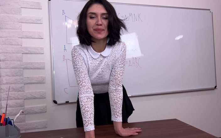 Teen Creampie Patrol: Math exam ended in fuck with the teacher