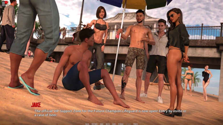 3D Cartoon Porn: Dominos Beach 19 Пробные раунды 2-3 Сделано, SFW