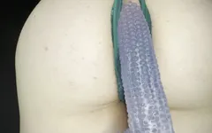 Corn Dildo in My Pussy!
