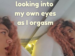 Mika Haze: Looking into my eyes as I cum!