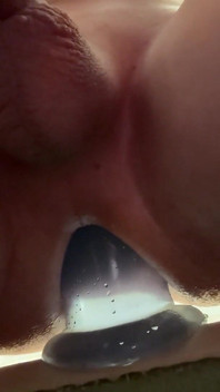 Ass Test with a Huge Plug
