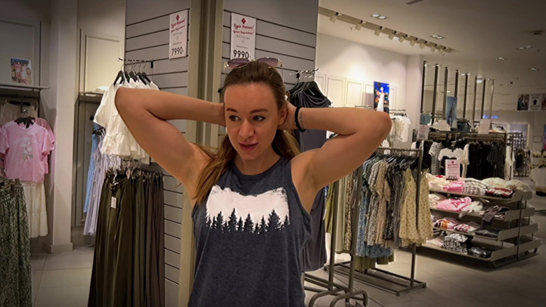Margo & Alisa: Girls Lick Ass in Mall Toilets &amp; Dressing Rooms