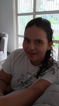 Stepbrother Helps Stepsister with Hot Photos Until She Eats Her Milk!