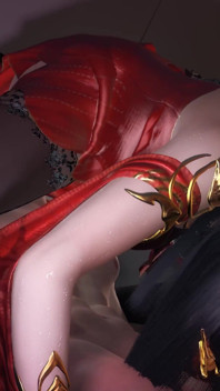 Cewek sange cosplay 3d dientot habis-habisan sama kontol besar sampai mengerang keenakan