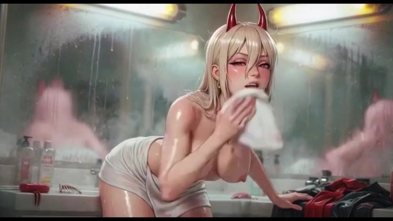 Ianimedia: Compilație: Ia Power Chainsaw Man Wet And Shiny Body