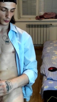 Przystojny chłopak cumming kompilacji muzycznej