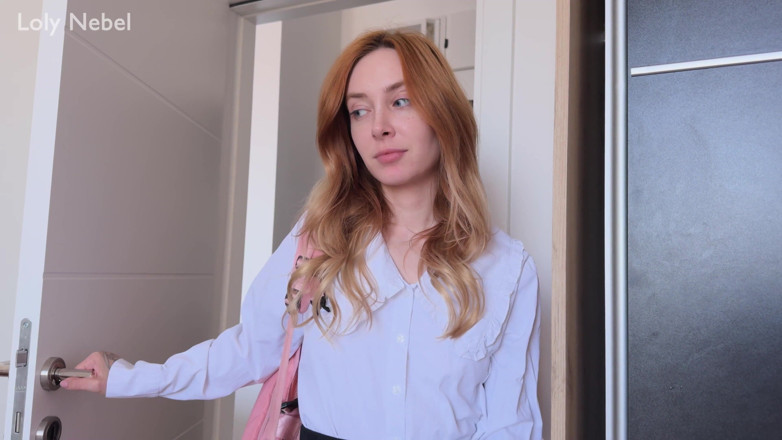 Loly Nebel Studio: POV-stiefvater bespritzt stieftochter statt college