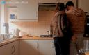 Max &amp; Annika: Ласкаются на кухне с поцелуями и трахом пальцами - чувственное соблазнение сводной сестры