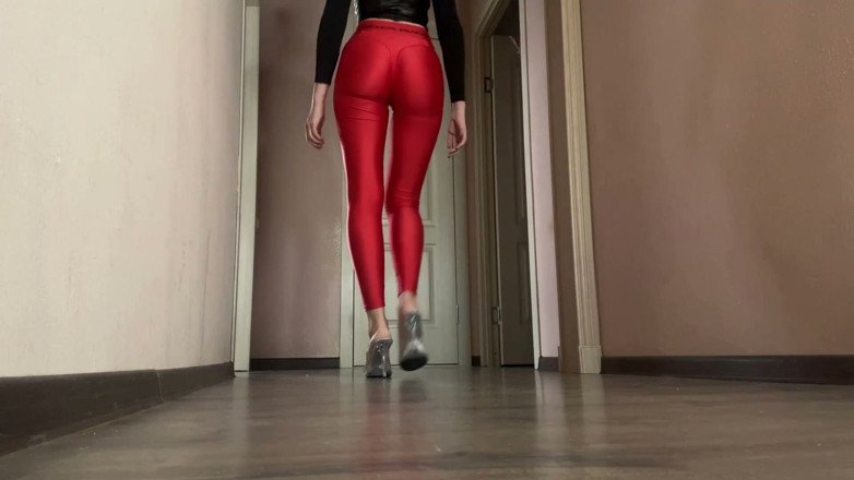 Skinny_lady69: Heel Clicks Finger Snaps, Tight Leggings Domme Seamless Loop