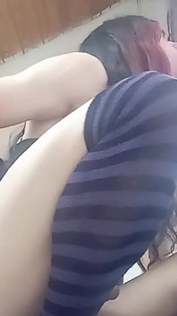 Sissy Dildo Spitroast and Cum