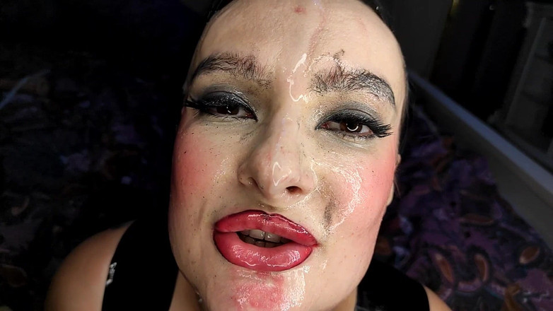 Princess18_: Stökig bukkake slampa