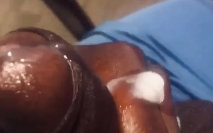 Chocolate Meat Stick: Exclusive Big Black Cock Jerking Until Huge Cumshot in Slow...