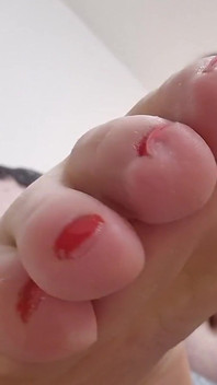 Lucky Loser on the Floor at My Feet - Worshiping and Sniffing My Feet Like a Greedy Slave