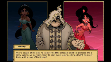 Cartoon Play: Iris quest Jasmine Aladdin part 2 - Jafar and his bitch Jasmine